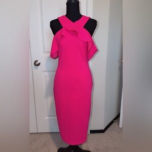 Elegant Pink Women's Dress